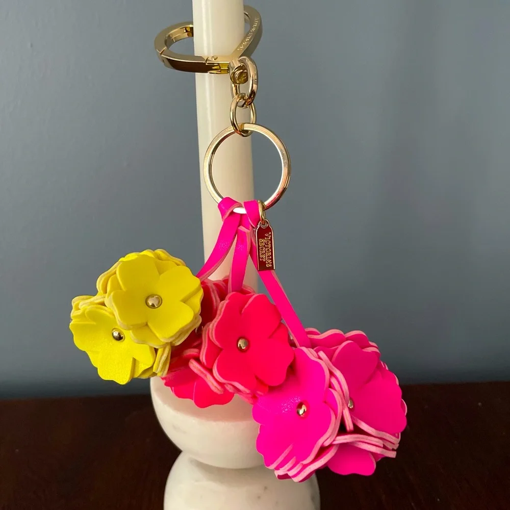 Victorias Secret Floral Bag Charm